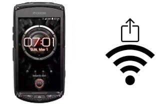 Générer un QR code avec la clé Wifi sur un Kyocera Torque KC-S701