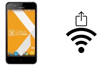 Générer un QR code avec la clé Wifi sur un Lanix Ilium LT520