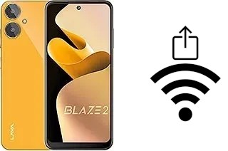 Générer un QR code avec la clé Wifi sur un Lava Blaze 2