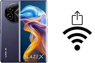 Comment générer un QR code avec le clé de sécurité réseau Wifi sur un Lava Blaze X