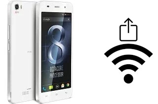 Générer un QR code avec la clé Wifi sur un Lava Iris X8