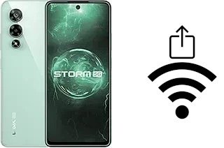 Générer un QR code avec la clé Wifi sur un Lava Storm