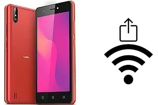 Générer un QR code avec la clé Wifi sur un Lava Z1