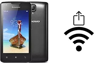 Générer un QR code avec la clé Wifi sur un Lenovo A1000