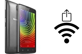 Générer un QR code avec la clé Wifi sur un Lenovo A2010