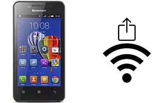 Générer un QR code avec la clé Wifi sur un Lenovo A319