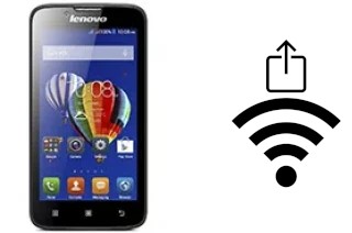 Générer un QR code avec la clé Wifi sur un Lenovo A328