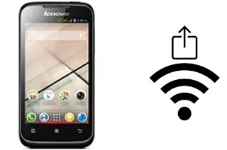 Générer un QR code avec la clé Wifi sur un Lenovo A369i