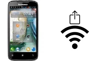 Générer un QR code avec la clé Wifi sur un Lenovo A390