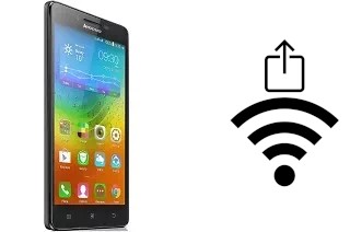 Générer un QR code avec la clé Wifi sur un Lenovo A6000 Plus