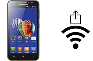 Générer un QR code avec la clé Wifi sur un Lenovo A606