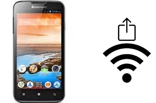 Générer un QR code avec la clé Wifi sur un Lenovo A680