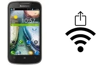 Générer un QR code avec la clé Wifi sur un Lenovo A690