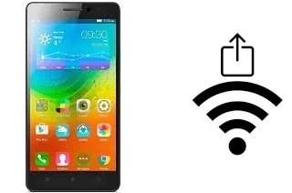 Générer un QR code avec la clé Wifi sur un Lenovo A7000