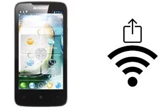 Générer un QR code avec la clé Wifi sur un Lenovo A820