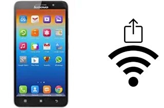 Générer un QR code avec la clé Wifi sur un Lenovo A850+