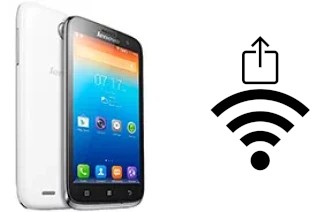 Générer un QR code avec la clé Wifi sur un Lenovo A859