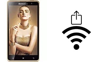 Générer un QR code avec la clé Wifi sur un Lenovo Golden Warrior S8