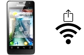 Générer un QR code avec la clé Wifi sur un Lenovo K860