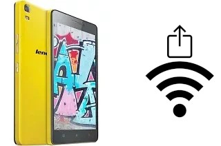 Générer un QR code avec la clé Wifi sur un Lenovo K3 Note