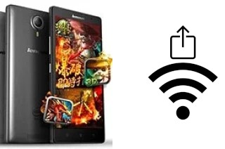 Générer un QR code avec la clé Wifi sur un Lenovo K80