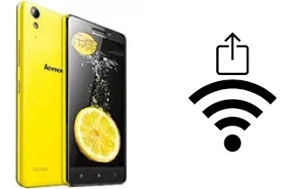 Générer un QR code avec la clé Wifi sur un Lenovo K3