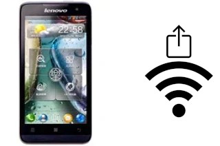 Générer un QR code avec la clé Wifi sur un Lenovo P770