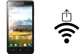 Générer un QR code avec la clé Wifi sur un Lenovo P780