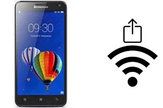 Générer un QR code avec la clé Wifi sur un Lenovo S580