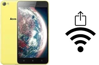 Générer un QR code avec la clé Wifi sur un Lenovo S60