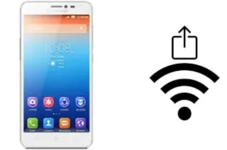 Générer un QR code avec la clé Wifi sur un Lenovo S850