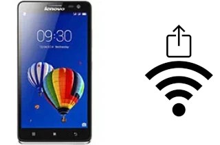 Générer un QR code avec la clé Wifi sur un Lenovo S856