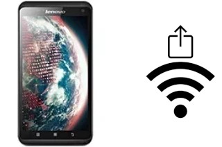 Générer un QR code avec la clé Wifi sur un Lenovo S930