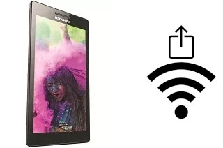 Générer un QR code avec la clé Wifi sur un Lenovo Tab 2 A7-10