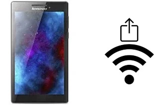 Générer un QR code avec la clé Wifi sur un Lenovo Tab 2 A7-30