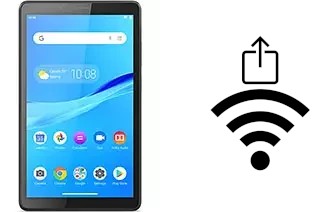 Générer un QR code avec la clé Wifi sur un Lenovo Tab M7