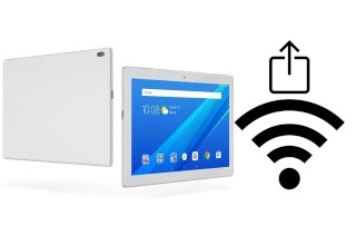 Générer un QR code avec la clé Wifi sur un Lenovo Tab4 10