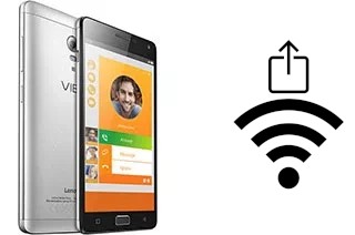 Générer un QR code avec la clé Wifi sur un Lenovo Vibe P1