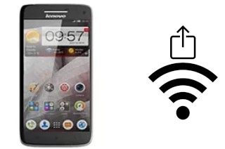 Générer un QR code avec la clé Wifi sur un Lenovo Vibe X S960