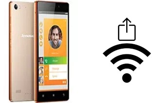 Générer un QR code avec la clé Wifi sur un Lenovo Vibe X2