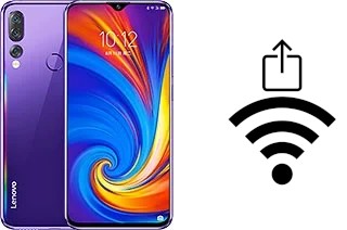 Générer un QR code avec la clé Wifi sur un Lenovo Z5s