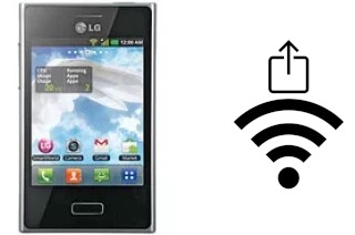 Générer un QR code avec la clé Wifi sur un LG Optimus L3 E400