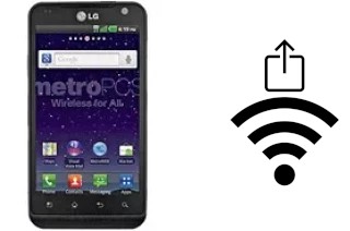 Générer un QR code avec la clé Wifi sur un LG Esteem MS910