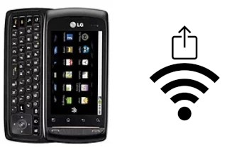 Générer un QR code avec la clé Wifi sur un LG Axis