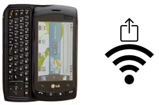 Générer un QR code avec la clé Wifi sur un LG C710 Aloha