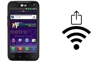 Générer un QR code avec la clé Wifi sur un LG Connect 4G MS840