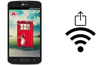 Générer un QR code avec la clé Wifi sur un LG F70 D315