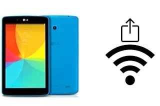 Générer un QR code avec la clé Wifi sur un LG G Pad 7.0