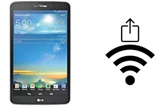 Générer un QR code avec la clé Wifi sur un LG G Pad 8.3 LTE