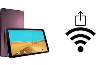 Générer un QR code avec la clé Wifi sur un LG G Pad II 10.1